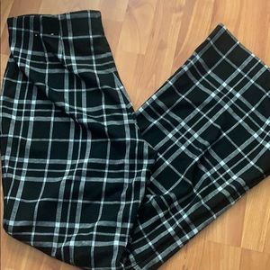 Wide leg stretch pants